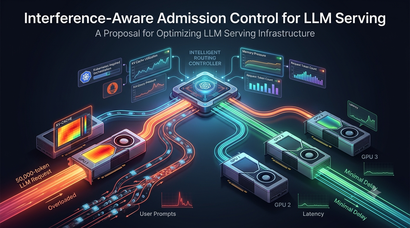 Interference-Aware Admission Control for LLM Serving